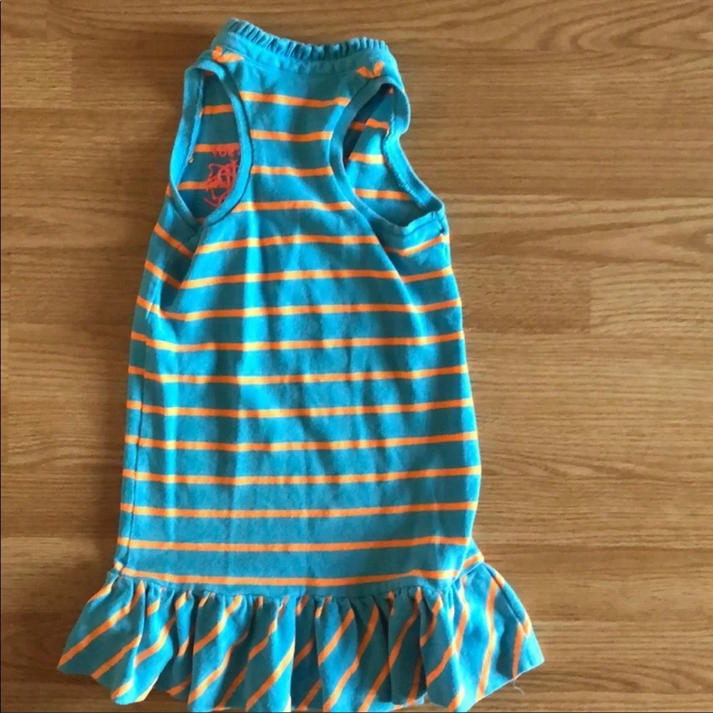 Polo Ralph Lauren girls summer dress teal and orange size 4t